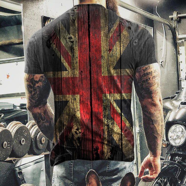 Vintage flag print T-shirt