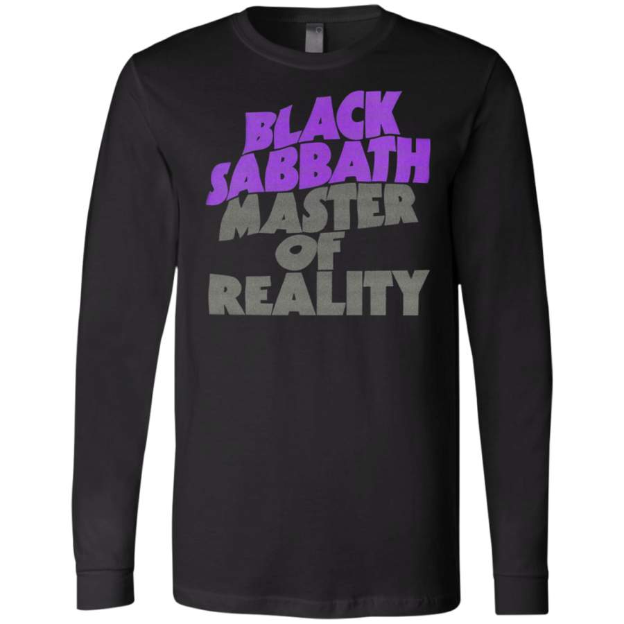 Black Sabbath Master Of Reality Canvas Long Sleeves T-Shirt Donuink Store