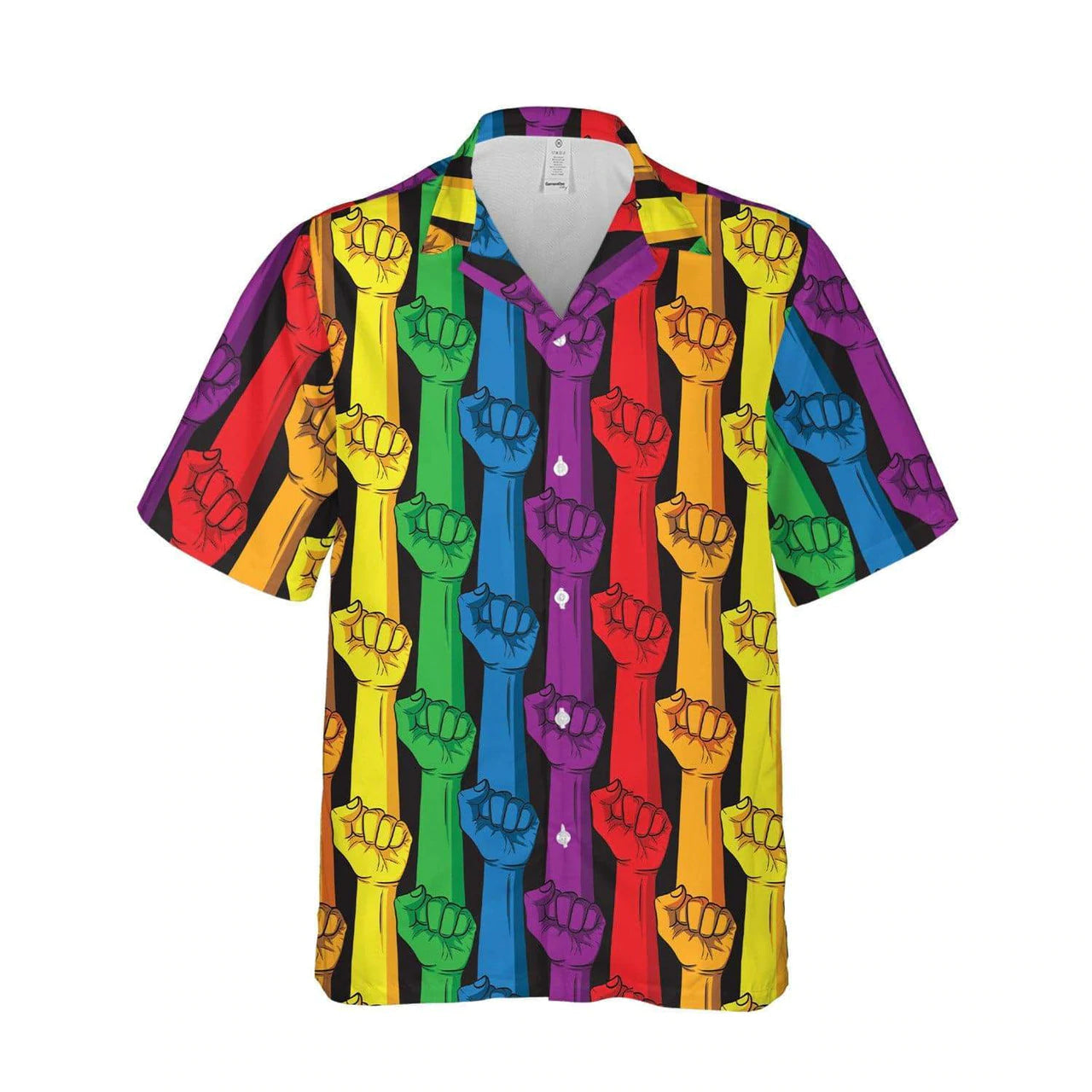 Rainbow Color Lgbt Aloha Hawaiian Shirts For Men & For Women