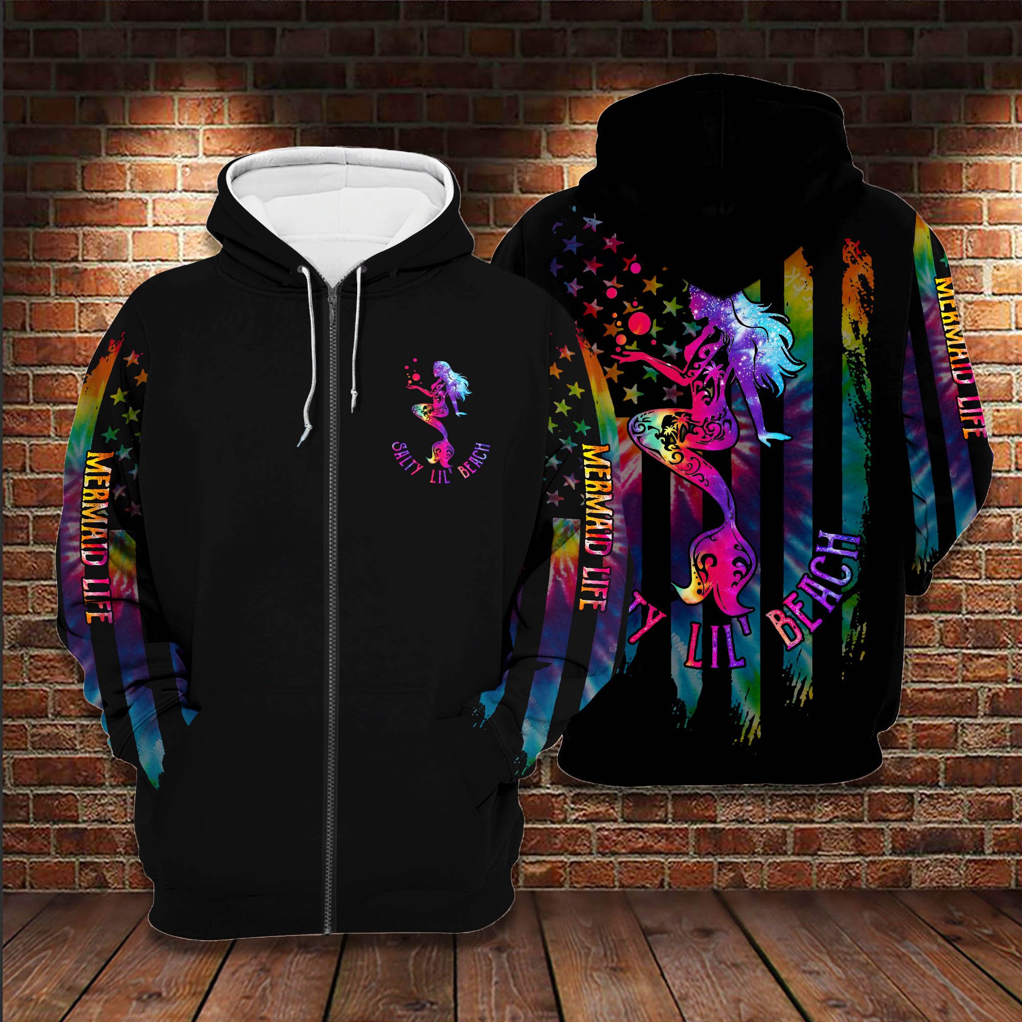 Mermaid Salty Lil’ Beach 3D Al …