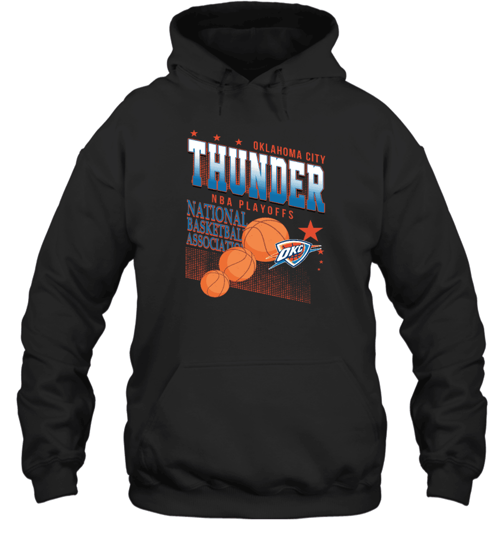 Oklahoma City Thunder NBA Playoffs New Design Basketball 2D Hoodie