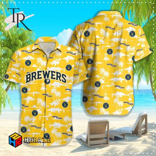 Mlb Milwaukee Brewers Special Design For Summer 3D Hawaiian Shirt