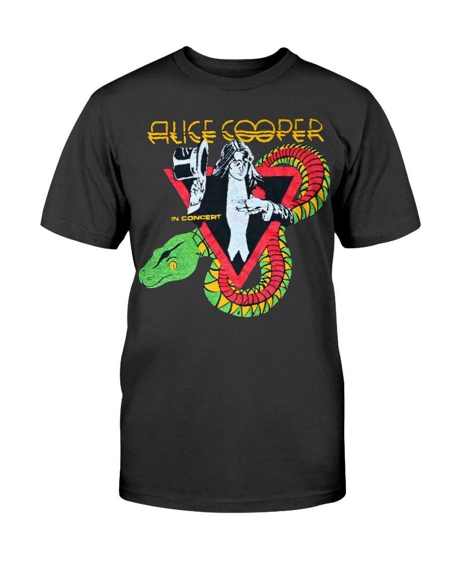 1970S Alice Cooper Vintage Concert 1975 Tour Rock Vtg Band T Shirt 210913