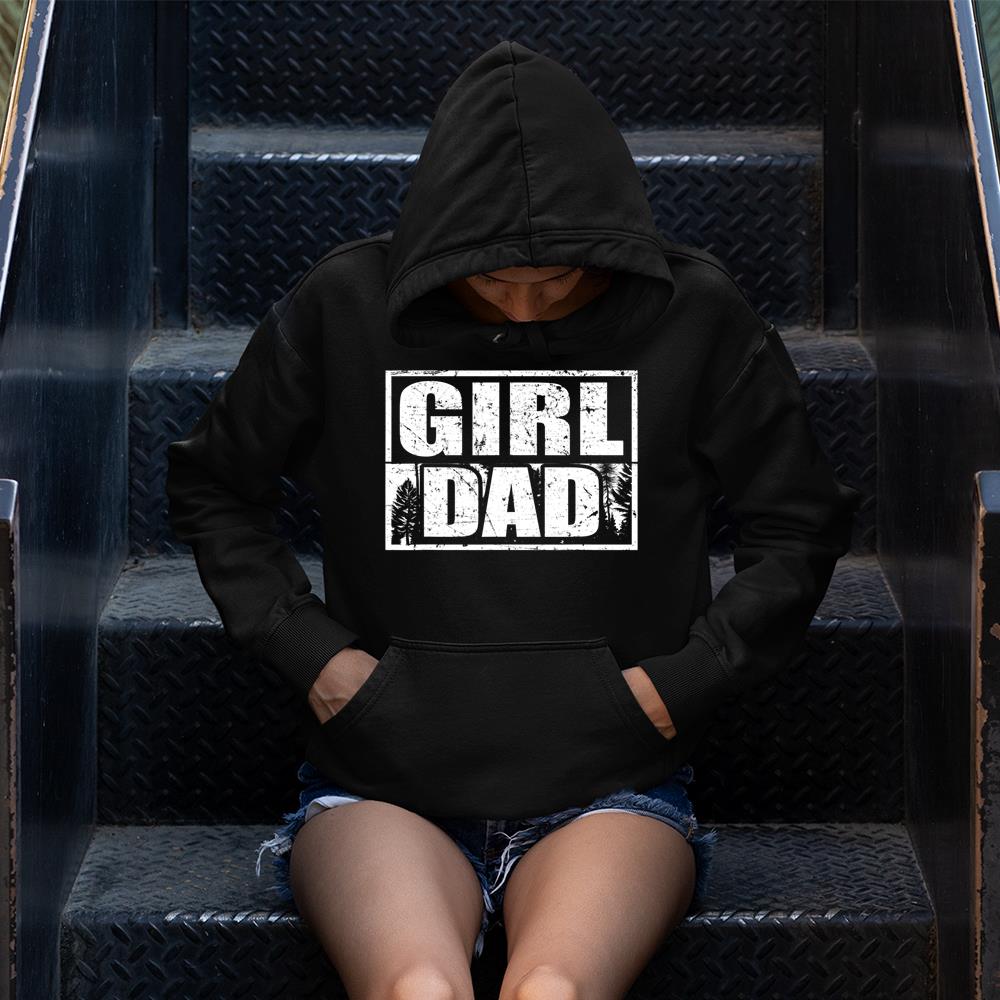 Mens Funny Dad Quotes Cute Girl Dad Outfit From Daughters T-Shirt Hoodie