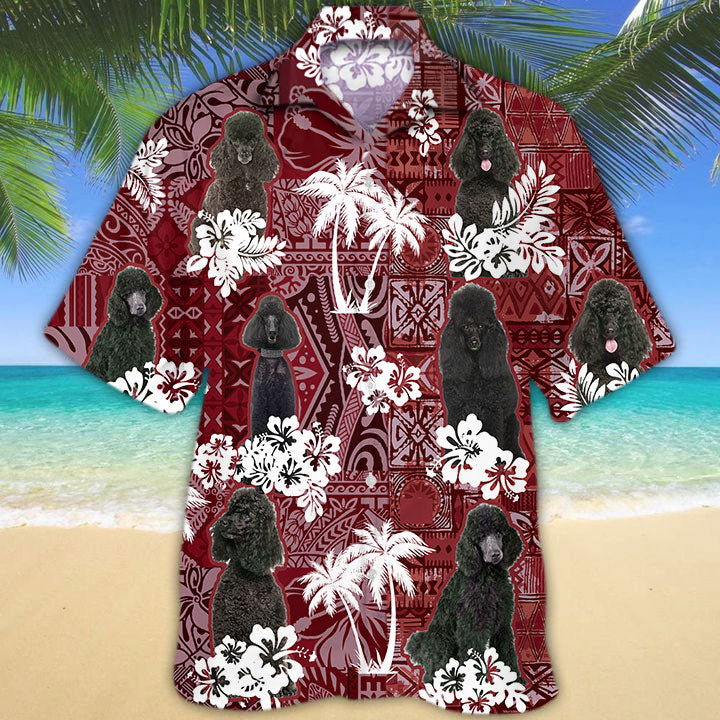 Poodle Hawaiian Shirt, Animal Hawaiian Shirt