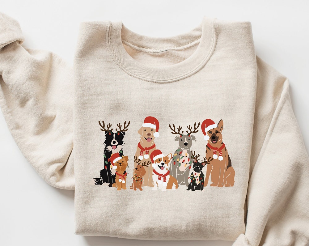 Christmas Dog Sweatshirt, Dog Owner Christmas Gift, Dog Christmas Sweatshirt, Christmas Sweater, Holiday Sweater, Christmas Shirt, Dog Gift