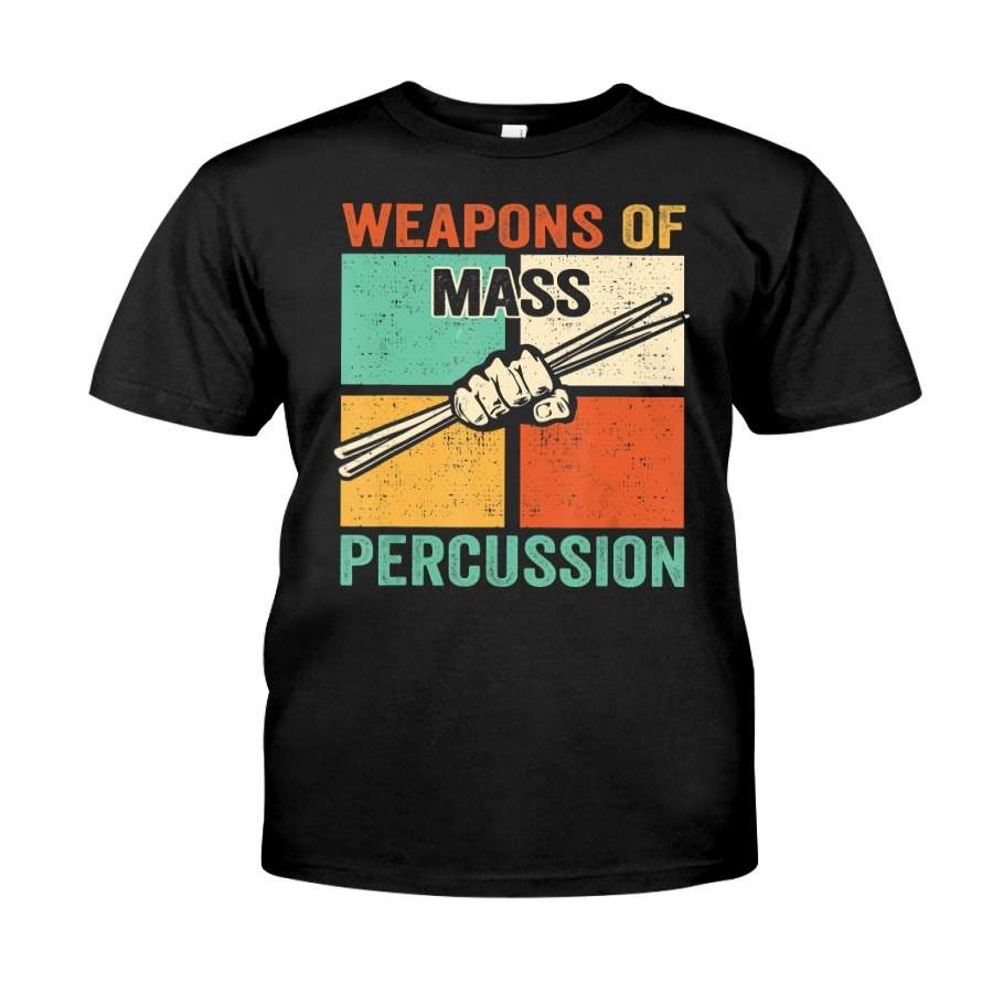 Weapons Of Mass Percussion Drummer Vintage Classic T-Shirt By Vevotee Store