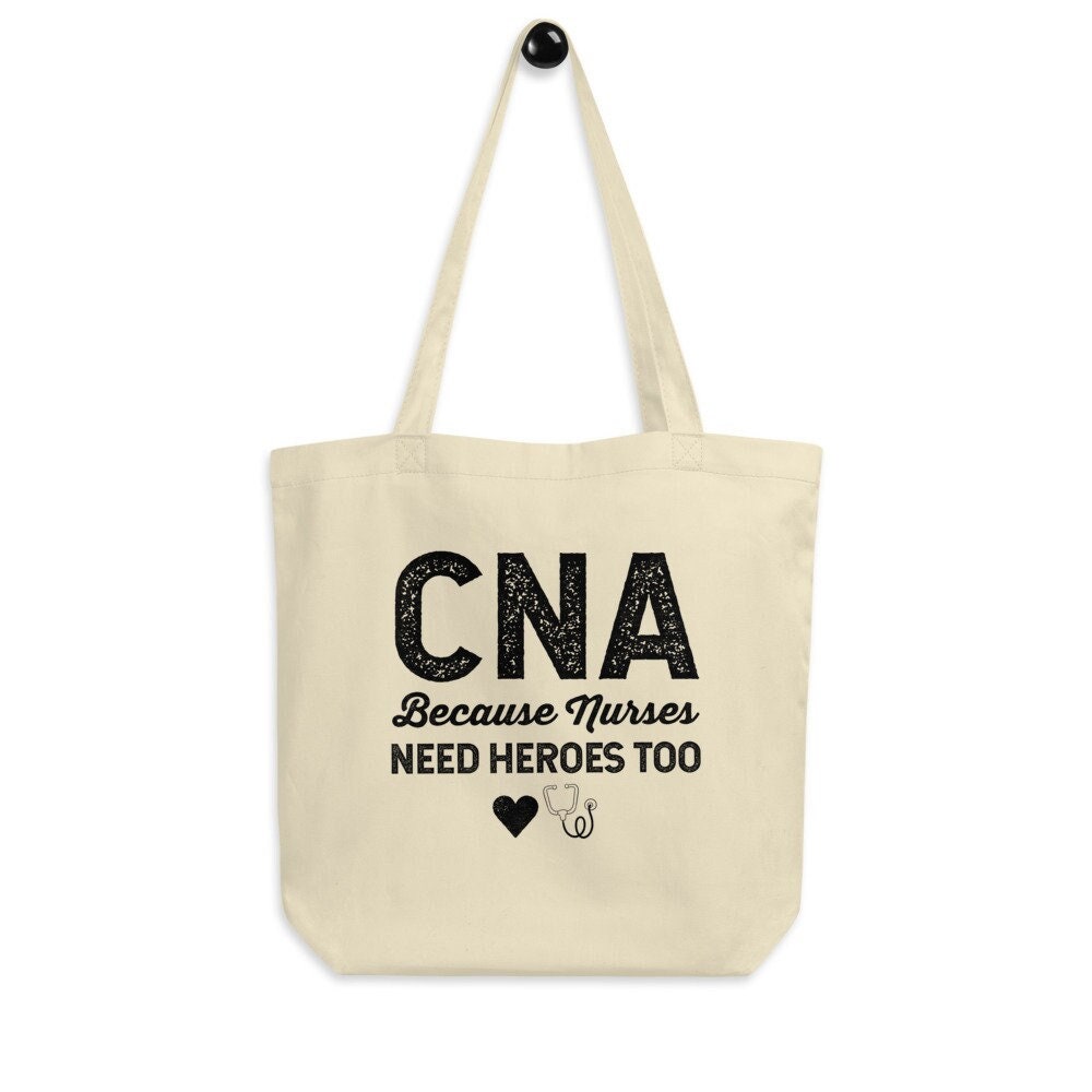 CNA Eco Tote Bag – Nurse Canvas Tote Bag, Nurse Bag, Gift For Nurse, Nursing Tote, CNA Bag, CNA Gift, Nurse Assistant Tote Bag, Nursing Gift