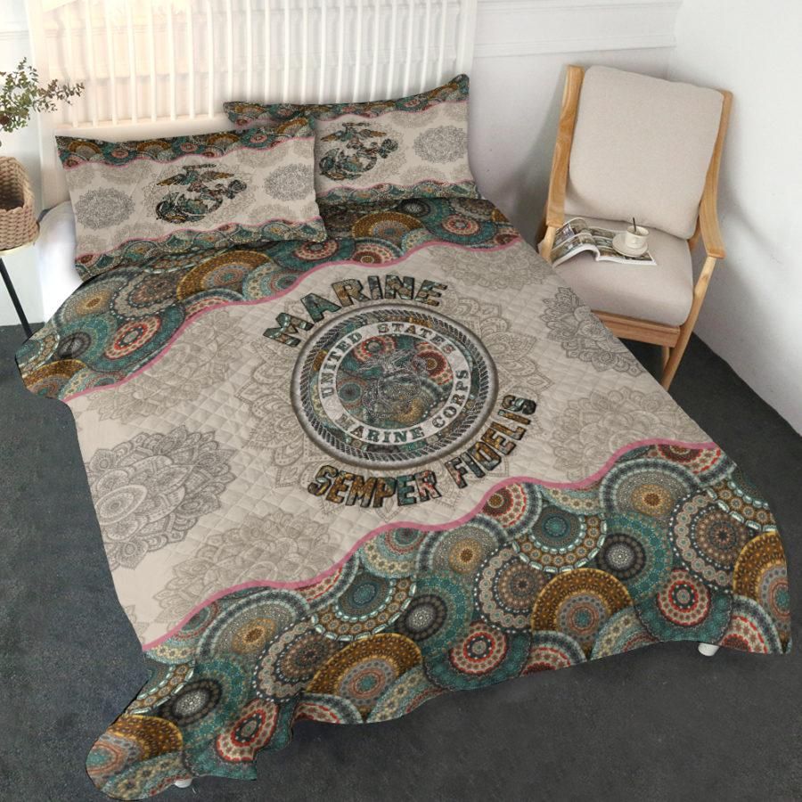 U.S MARINE – Quilt Bedding Set