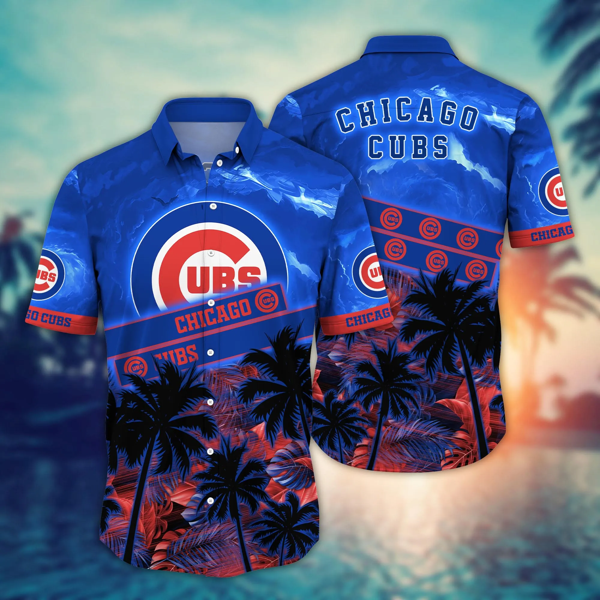 Chicago Cubs Mlb Hawaiian Shirt Seashore Aloha Shirt