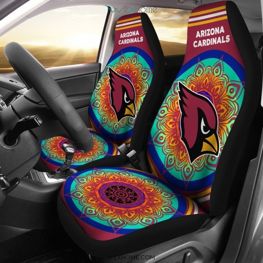 Magical And Vibrant Arizona Cardinals Car Seat Cover Set CSC7433