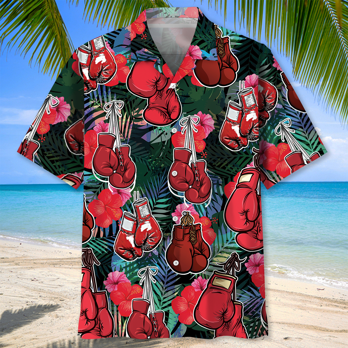 Boxing Tropical Hawaiian Shirt