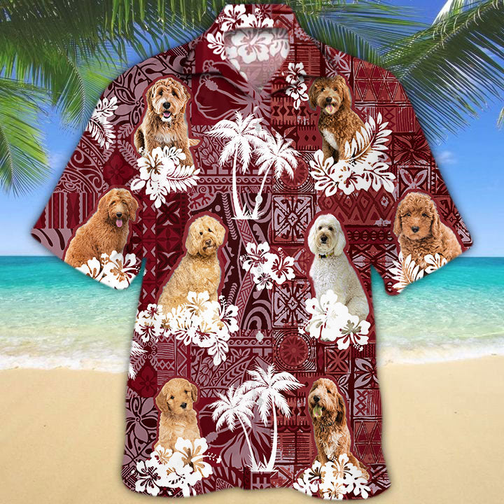 Goldendoodle Hawaiian Shirt, Dog Hawaii Aloha Beach Shirt Summer