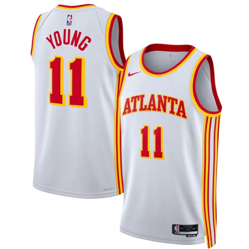 Trae Young Atlanta Hawks Unisex 2023 Jersey – Association Edition – White