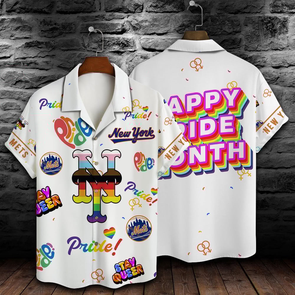 New York Mets Mlb Happy Pride Month Hawaiian Shirt