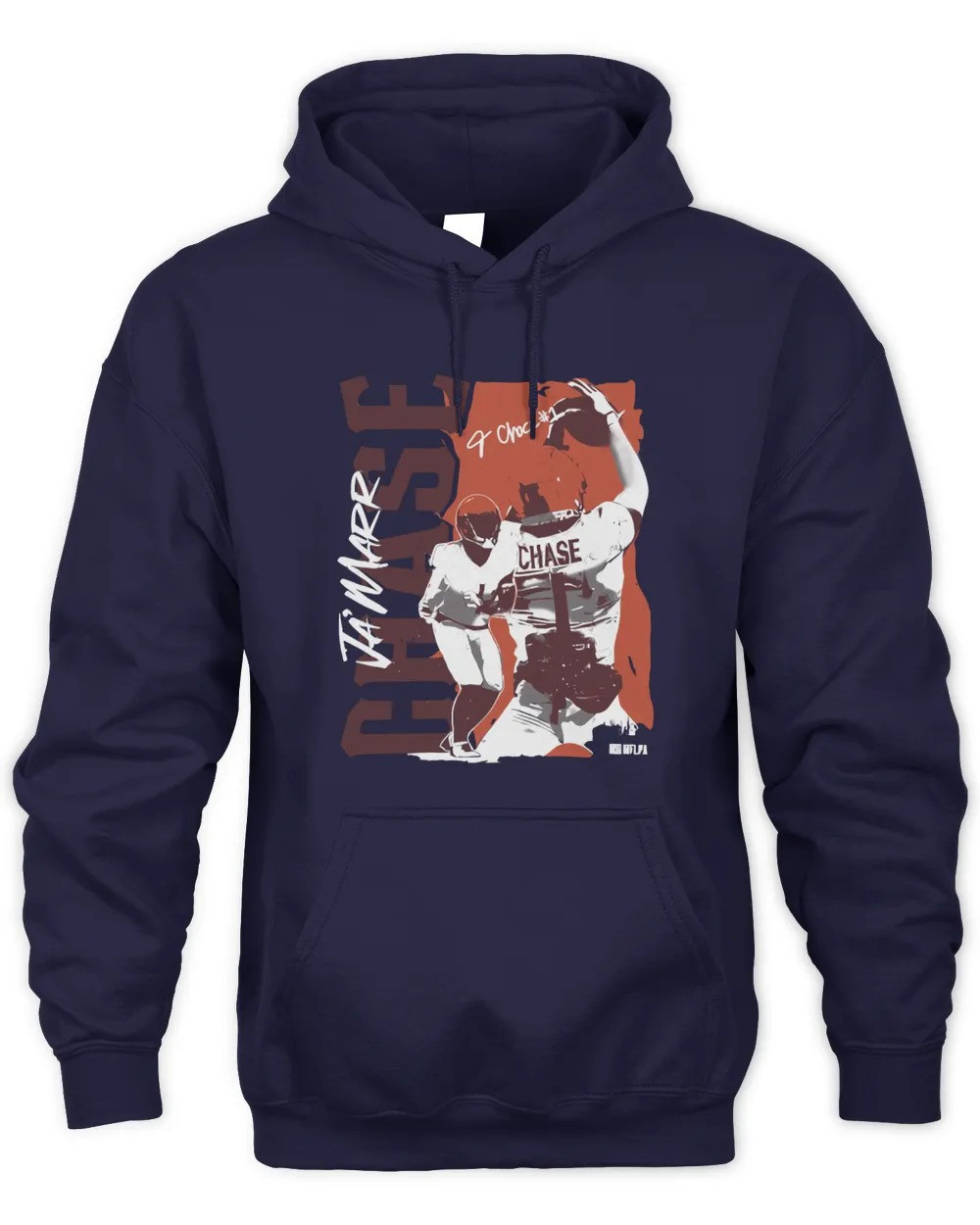 Ja’Marr Chase  Cincinnati Bengals Navy Pullover Hoodie