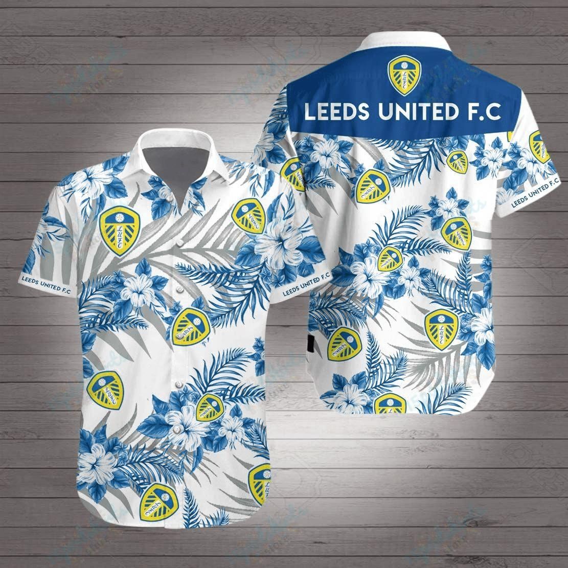 Leeds United Fc Hawaiian Shirt