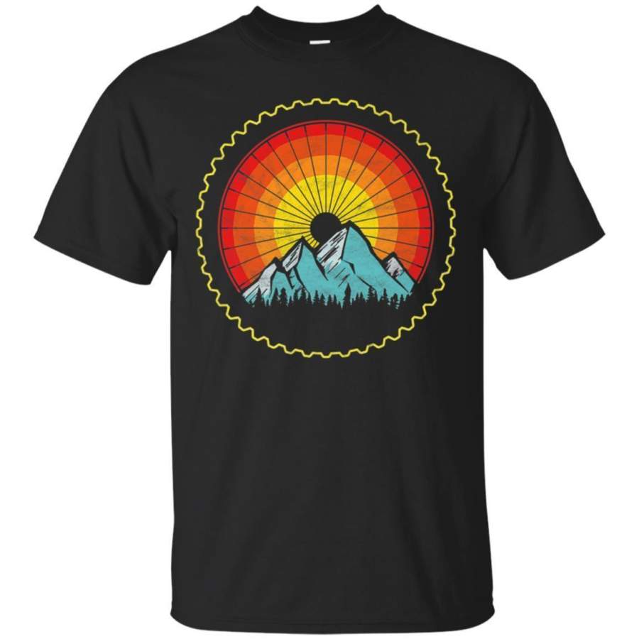 AGR Mountain Bike Wheel Sun  Vintage 80s Vibe Graphic Shirt Jaq T-shirt