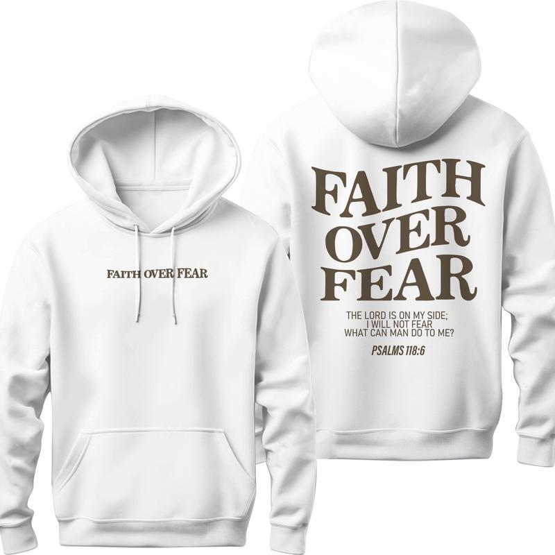 Faith Over Fear Christian Hoodie