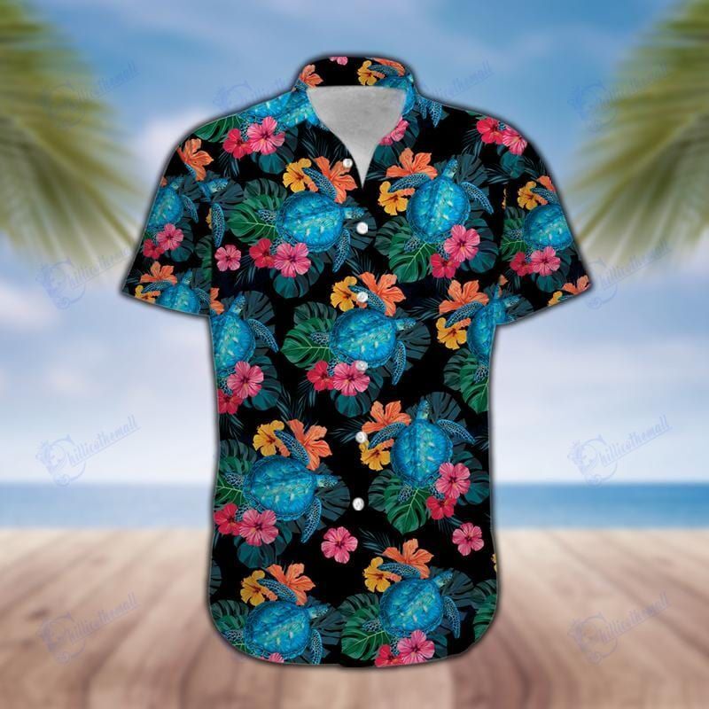 Koala Hibiscus Aloha Fitted Blouse