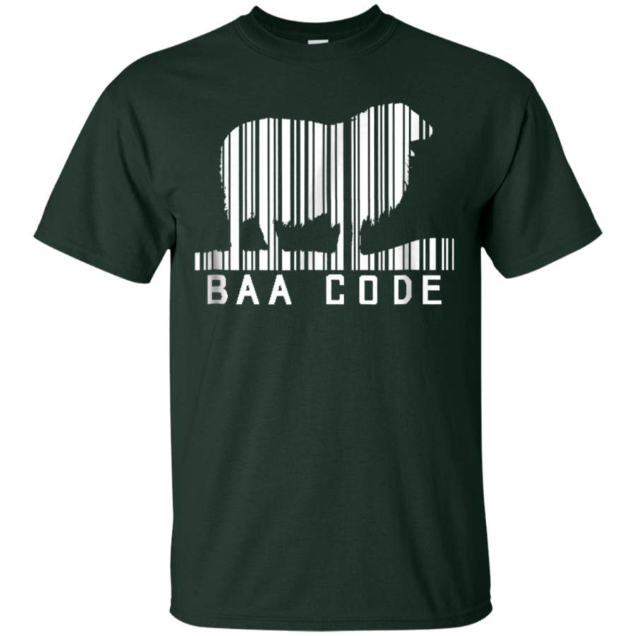 Baa Code Barcode Sheep Farmers T Shi &hellip;