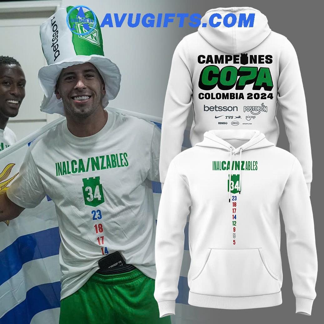 Atletico Nacional Copa Colombia 2024 Limited Edition Hoodie – Zip Hoodie 3D Aop Shirt