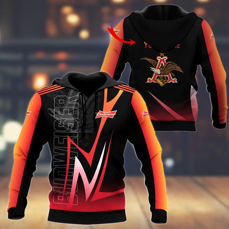 Personalized Budweiser Esport Style Hoodie & Zip Hoodie