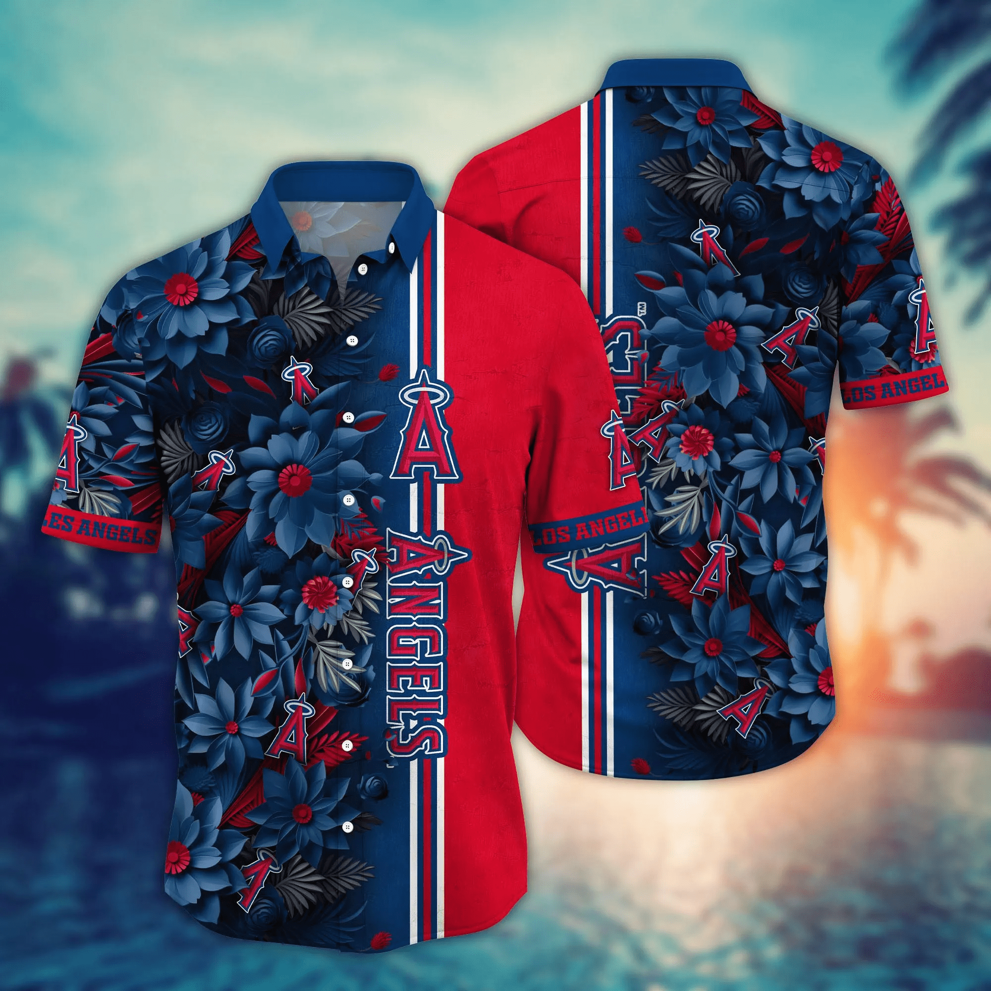 Los Angeles Angels Mlb Hawaiian Shirt Custom Popsicles Aloha Shirt