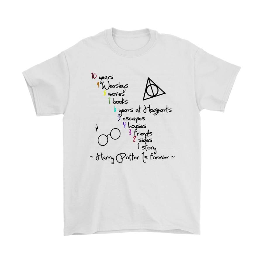 10 Years 1 Story Harry Potter Is Forever Shirts