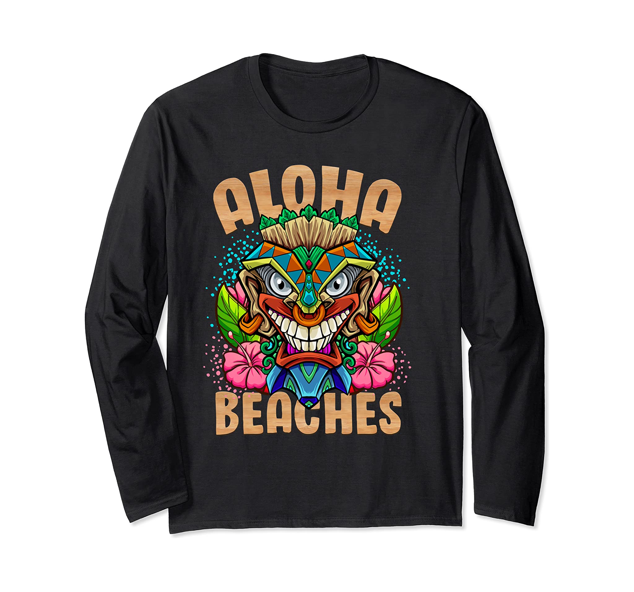 Hawaiian Aloha Beaches Vacation Hawaii Family Girls Trip Long Sleeve T-Shirt