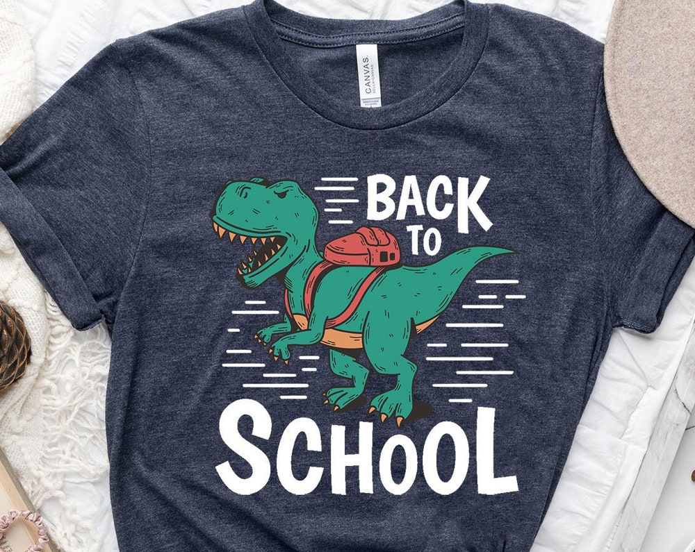 Peckshirt  Back To School Shirt, Dinosaur Shirt, Boy Saurus Shirt, Girl Saurus Shirt, Dinosaur School Shirt, Kids Back To School Shirt, Teacher Shirt - Print In Your Way