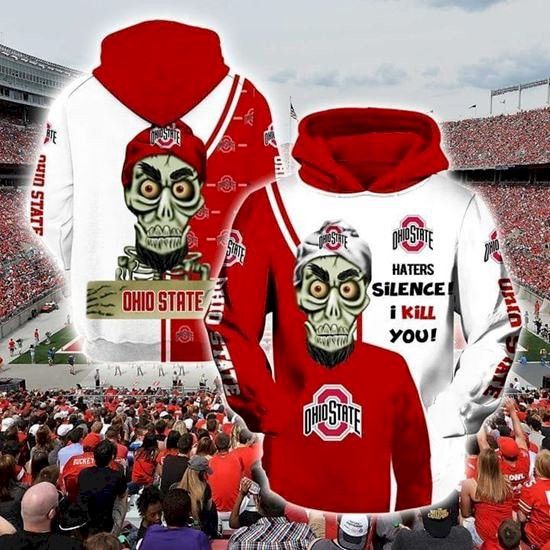 Ohio State Buckeyes Ncaa Haters Silence Achmed 3D Hoodie Sweatshirt