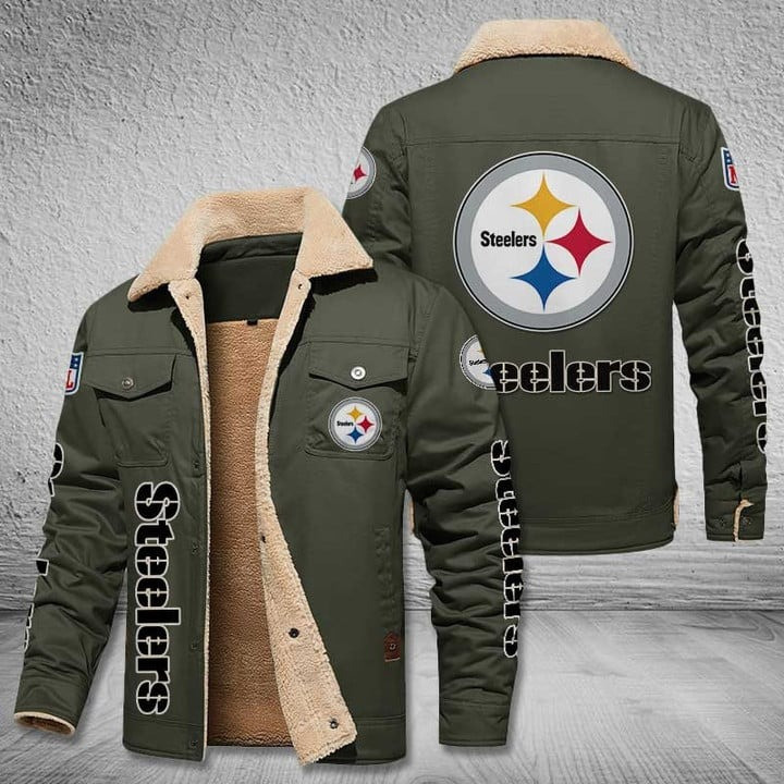 Pittsburgh Steelers NFL Stand Collar Jacket