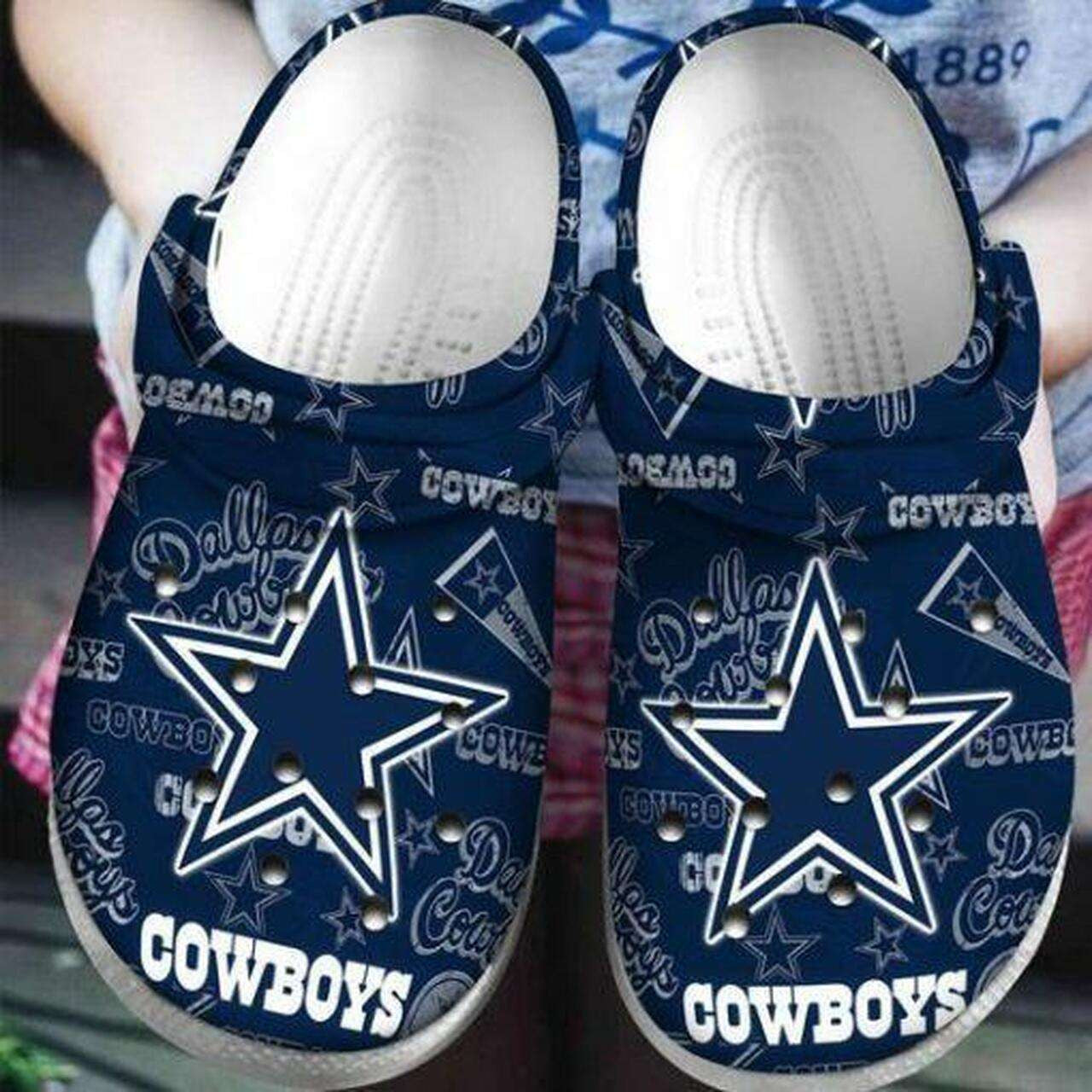 Dallas Cowboys Crocs Crocband Clog