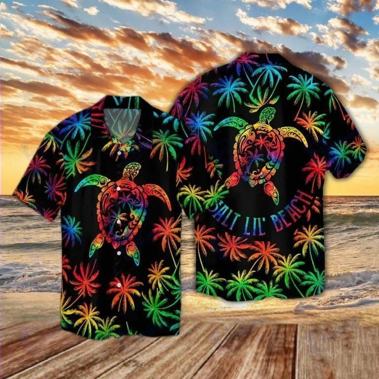Hawaiian Aloha Shirts Colorful Turtl &hellip;
