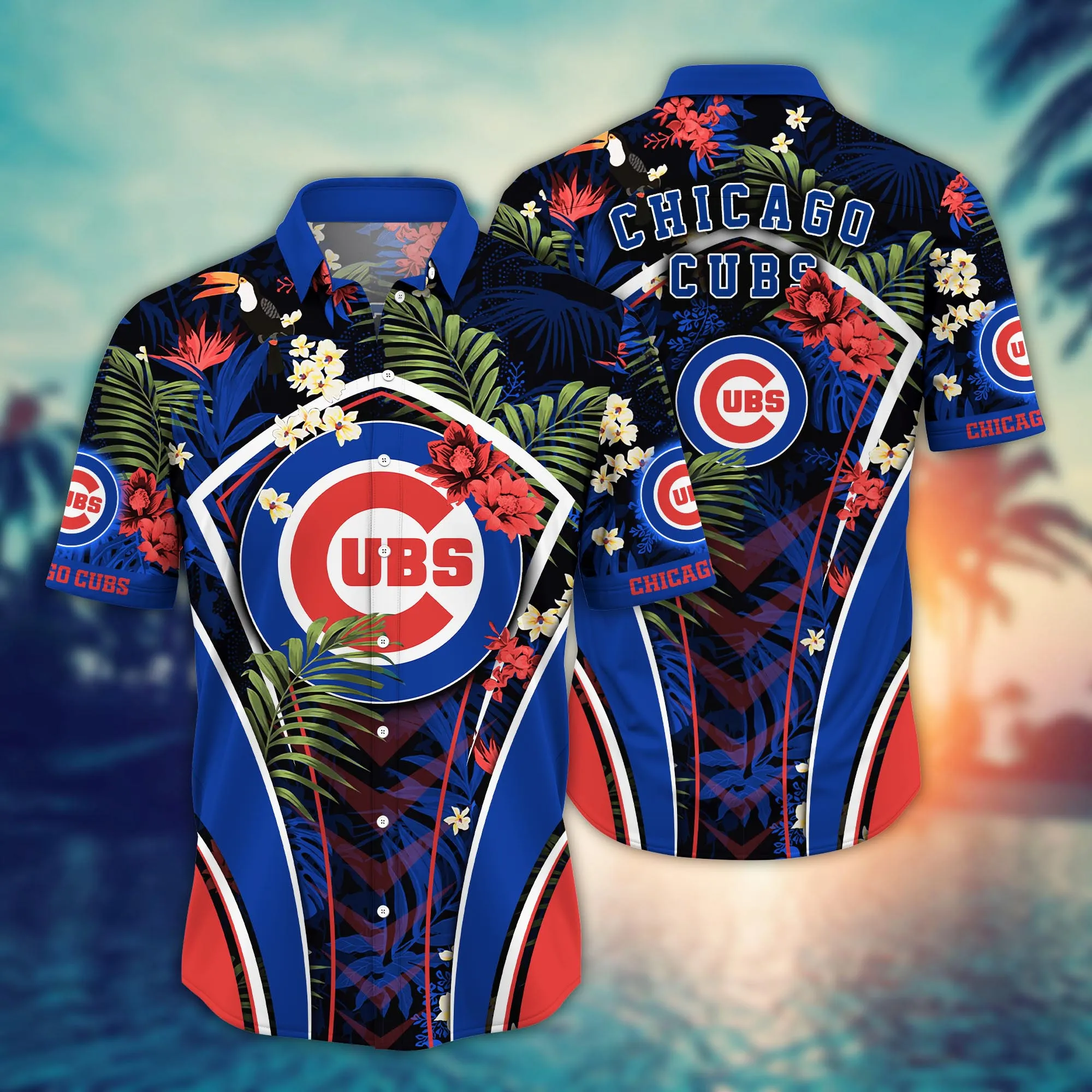 Chicago Cubs Mlb Hawaiian Shirt Summer Nights Aloha Shirt