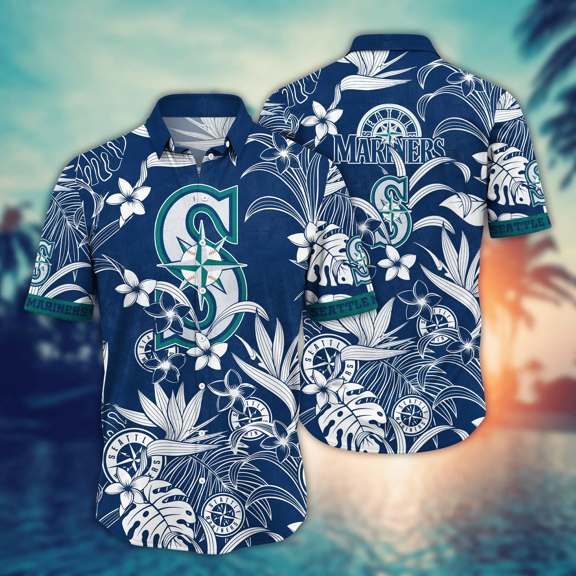 Seattle Mariners Mlb Hawaiian Shirt Hikingtime Aloha Shirt