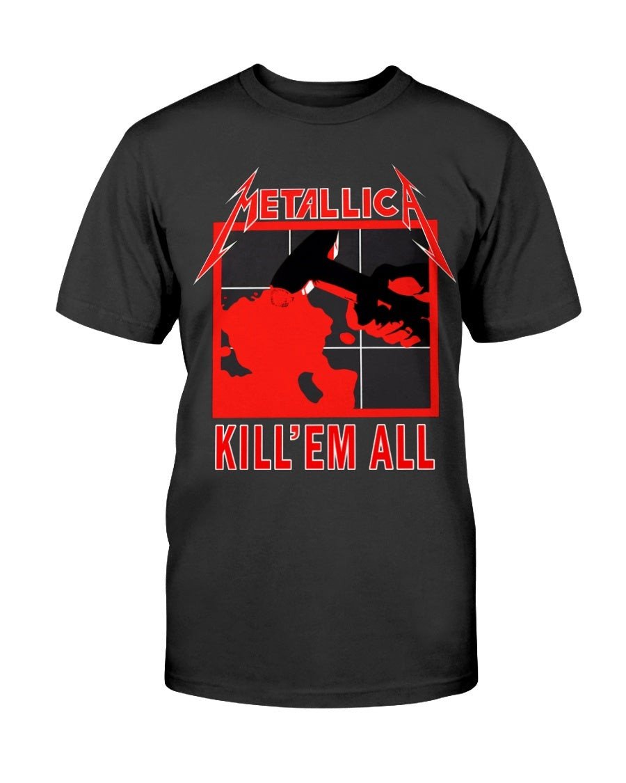 Vintage 1990S Metallica Kill Em All Band T Shirt 080621