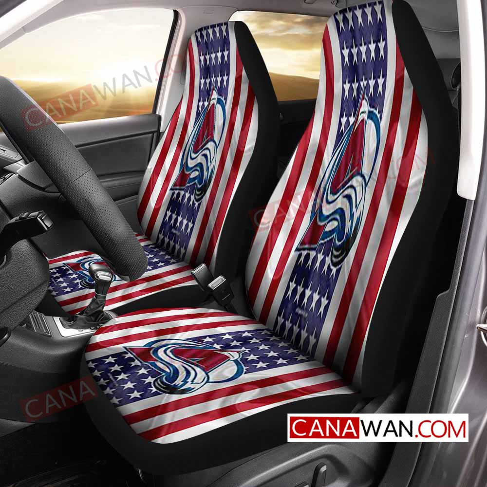 Colorado Avalanche0 Car Seat Cover Set CSC4094