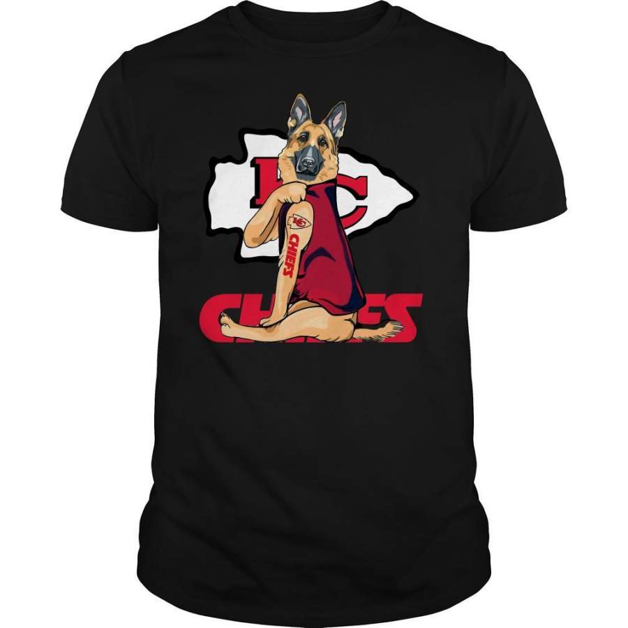 German Shepherd Kansas City Chiefs Shirt (1) Trending T Shirt 2020