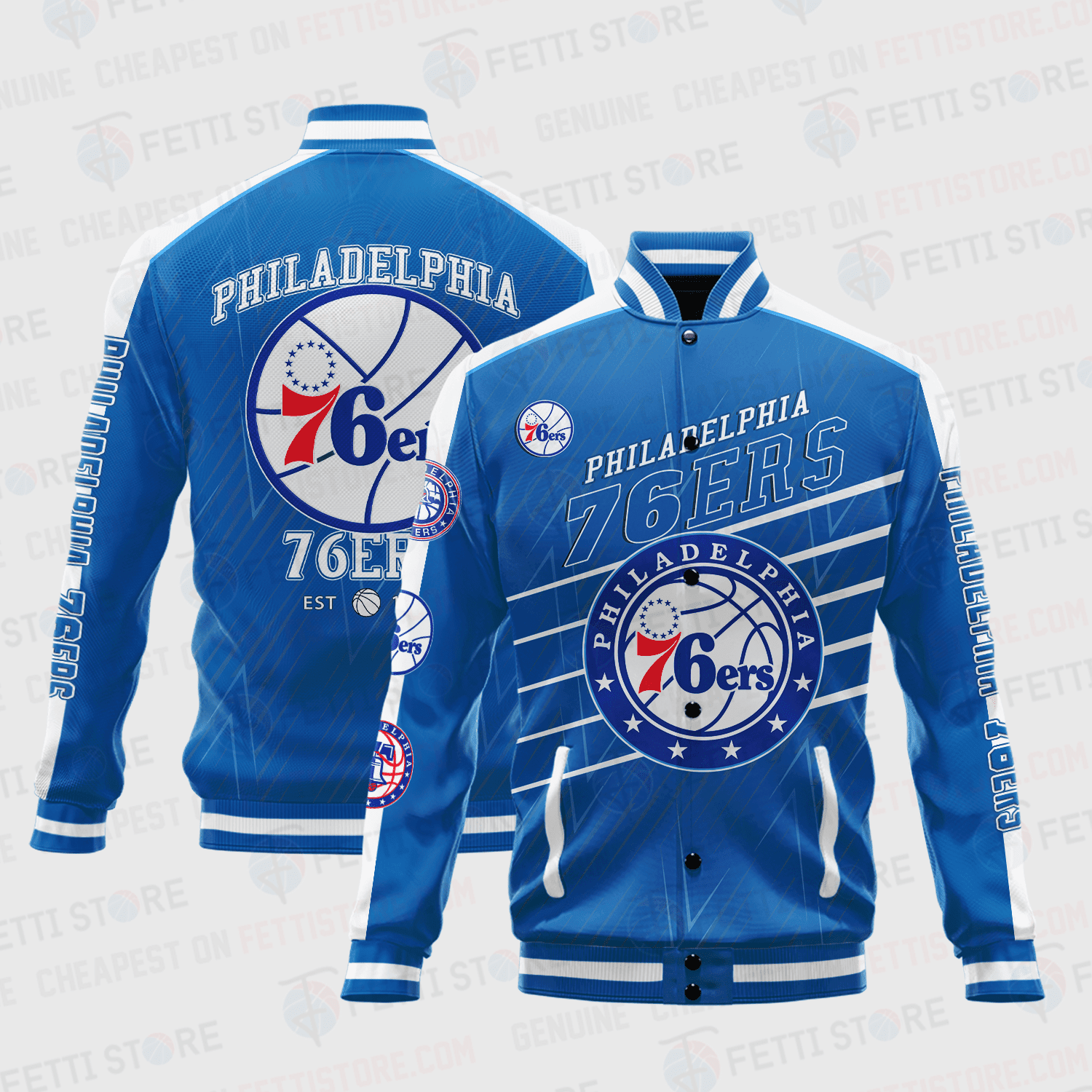 Philadelphia 76ers National Basketball Association Varsity Jacket SH