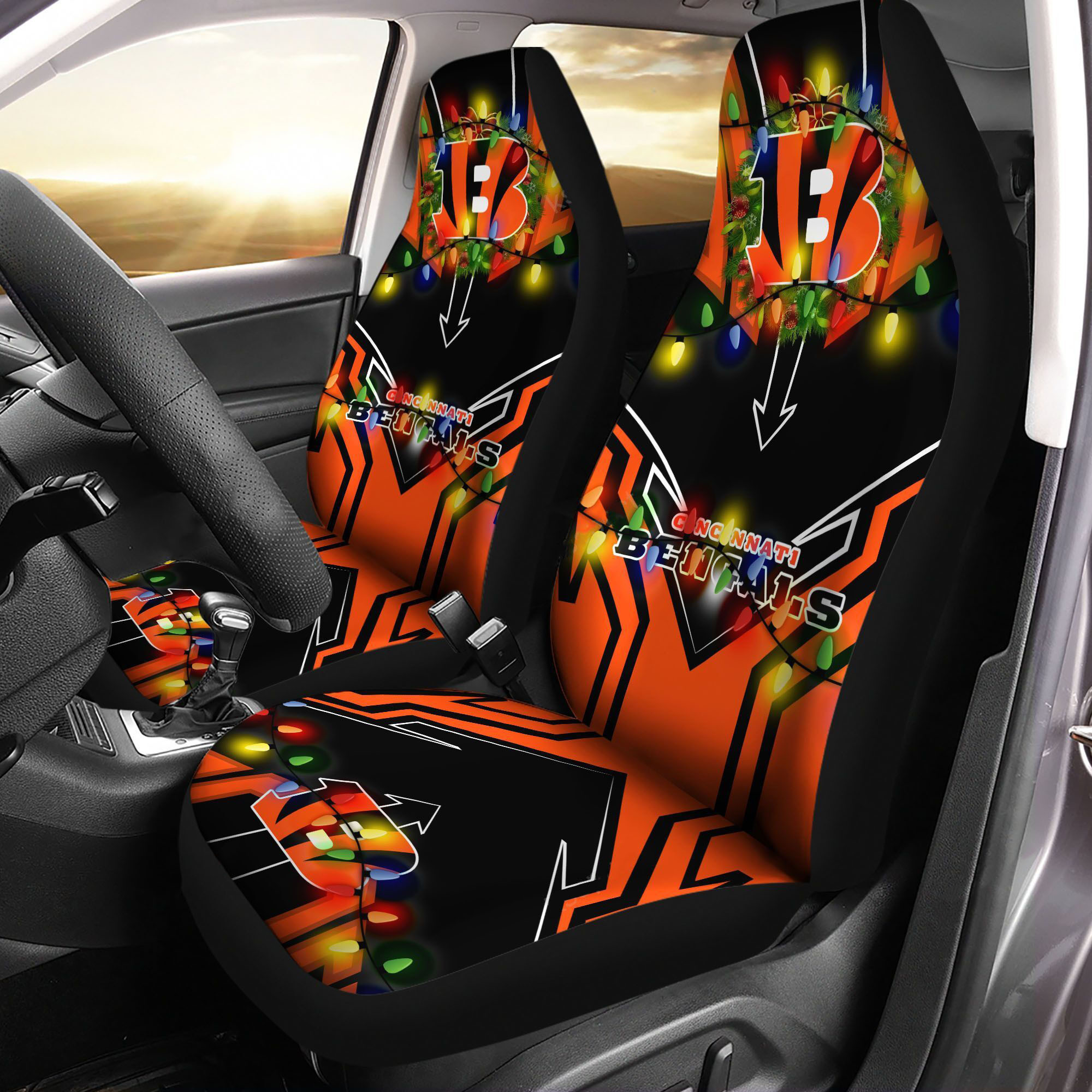 Cincinnati Bengals Car Seat Cover Set CSC4464