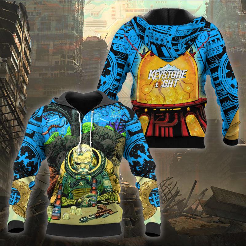 The Old Man Of Fear Agent Drink Keystone Light Hoodie & Zip Hoodie