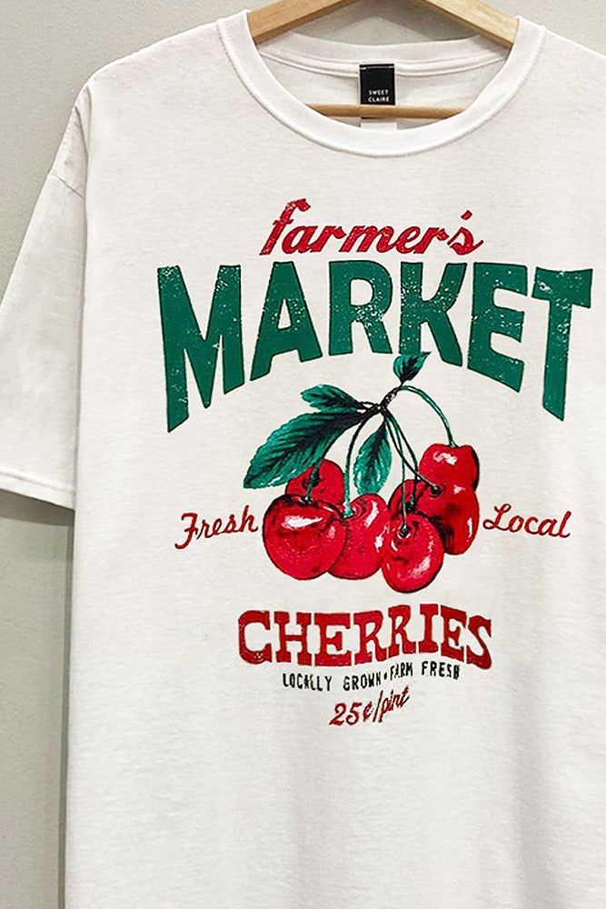 Farmers Market Cherries Tee, Shirt O …