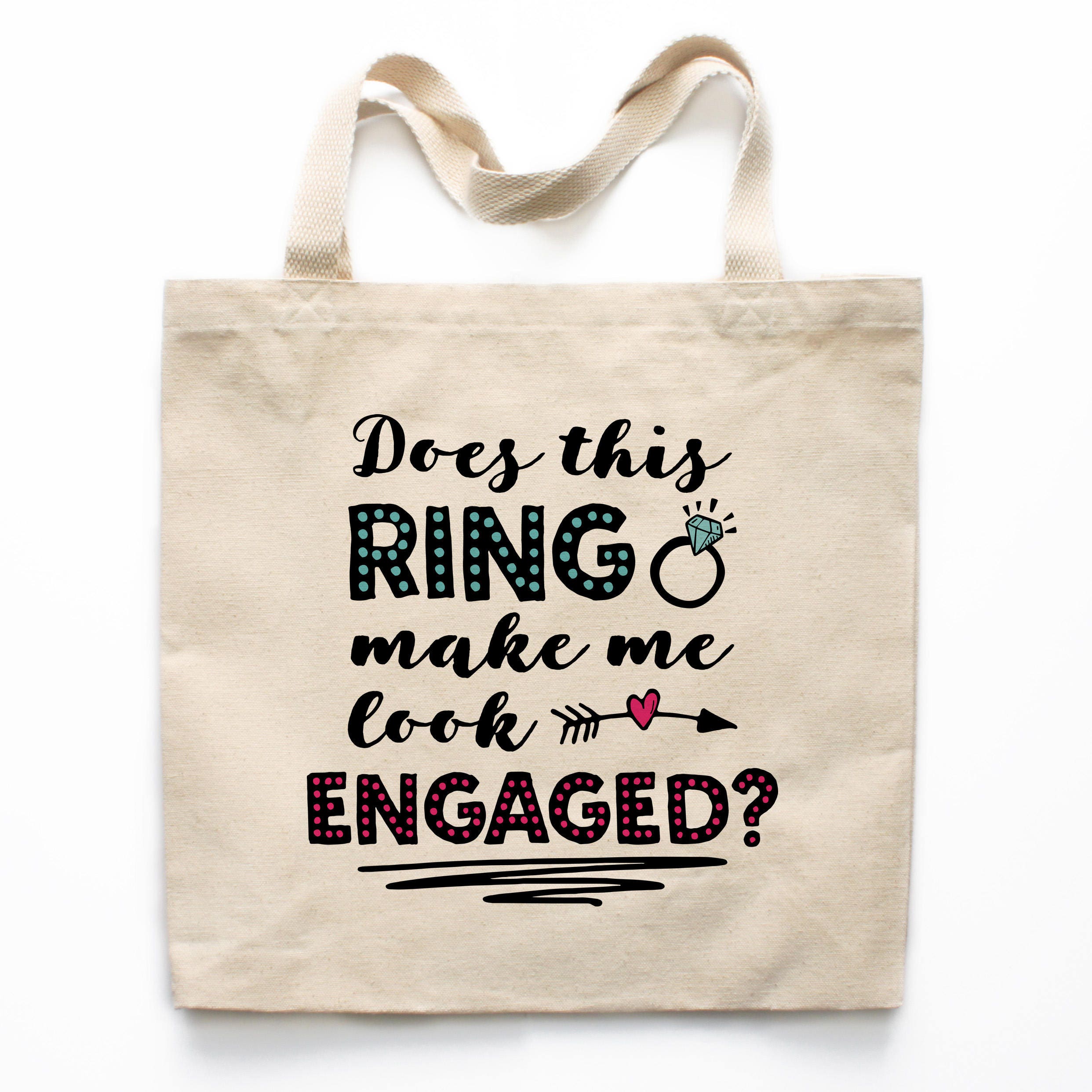 Engagement Tote Bag, New Engagement Gift,Engaged Bag,Engaged Tote Bag,Engaged Gifts,Newly Engaged Gift,Bridal Tote Bag,Bride To Be Gift 0364