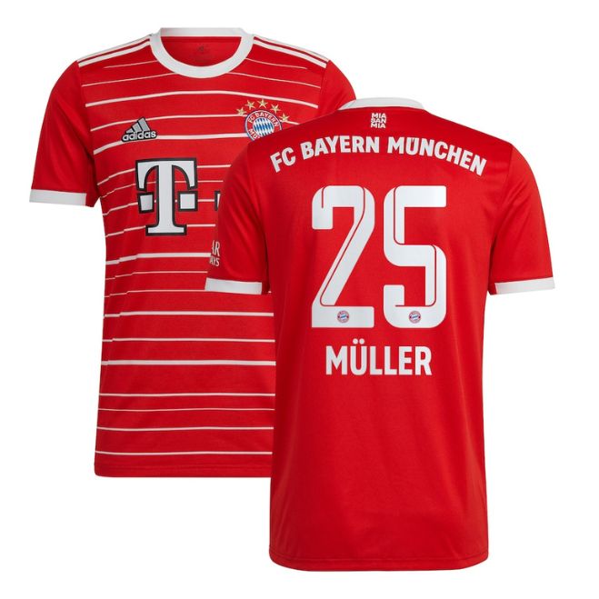 Bayern Munich 2022/23 Home Player Thomas Müller Jersey – Red