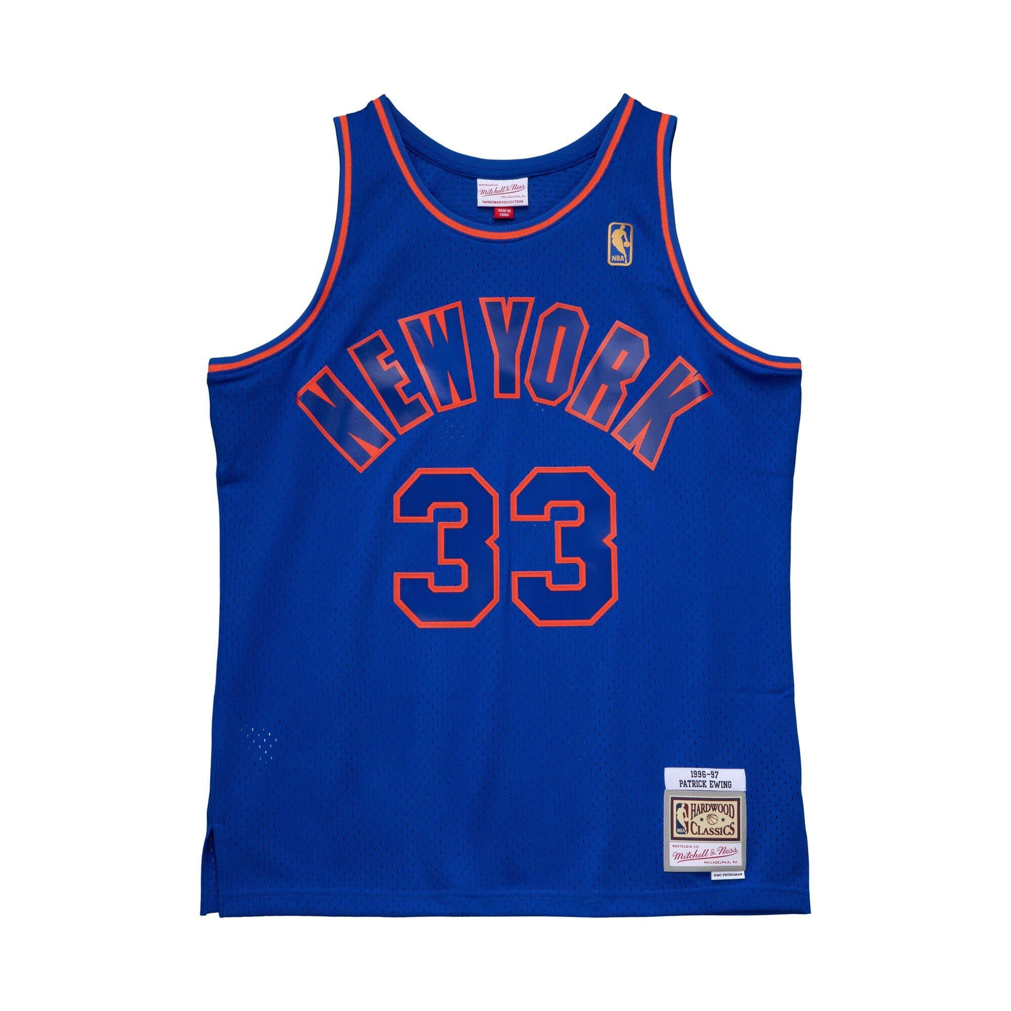 Mitchell & Ness Swingman Patrick Ewing New York Knicks 1996-97 Jersey ...