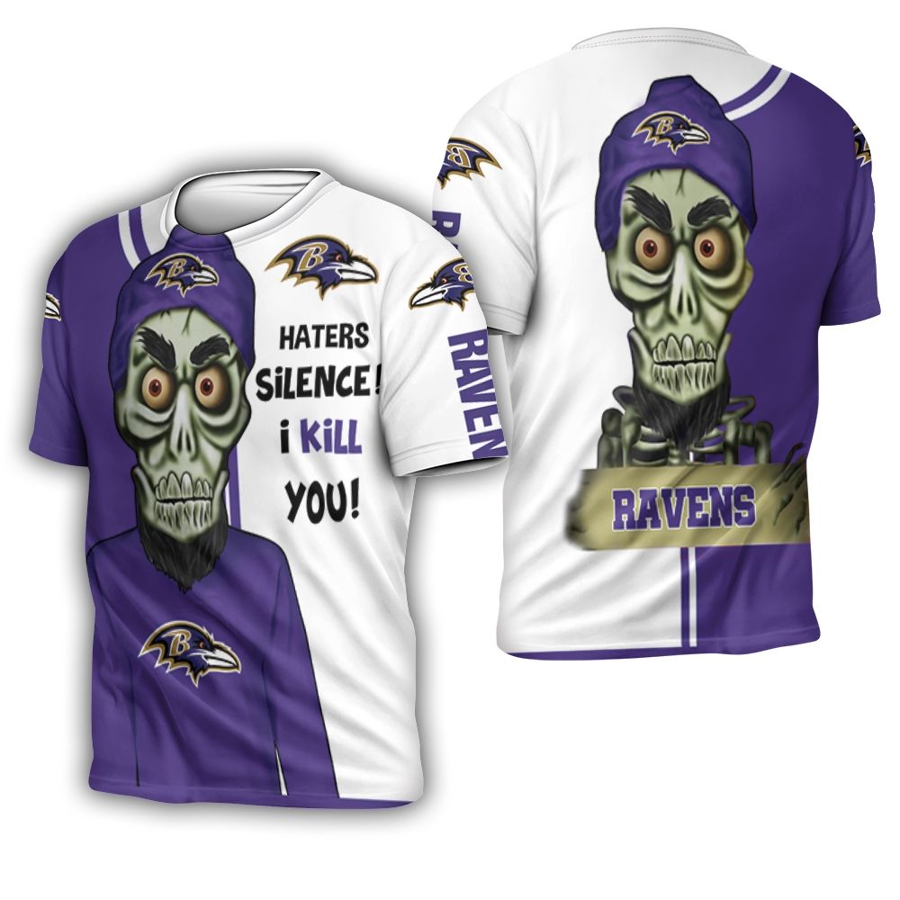 Baltimore Ravens Haters I Kill You 3D 3D T-Shirt