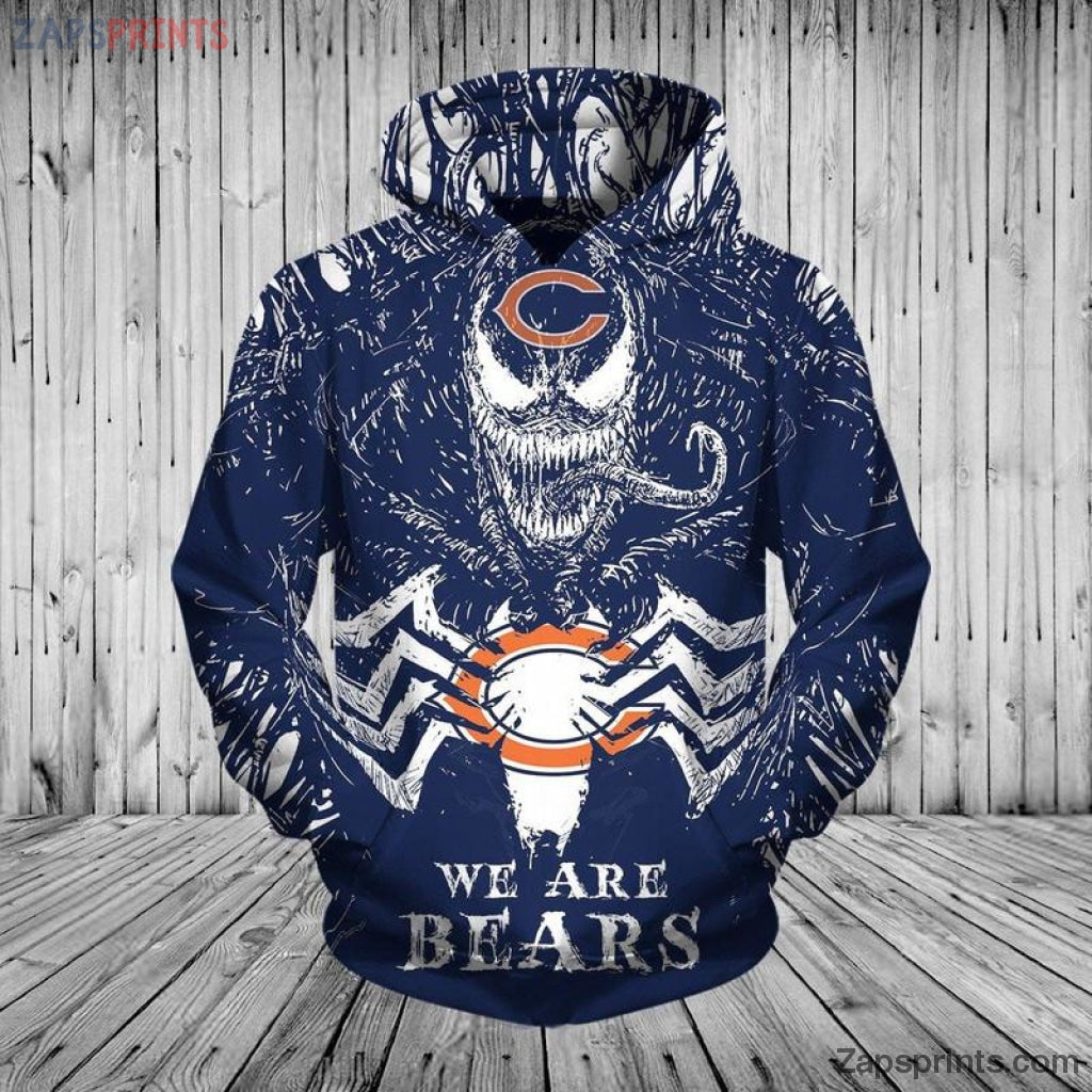 Chicago Bears We Are Bears 3D Hoodie V82 Gift For Fan Football Lovers