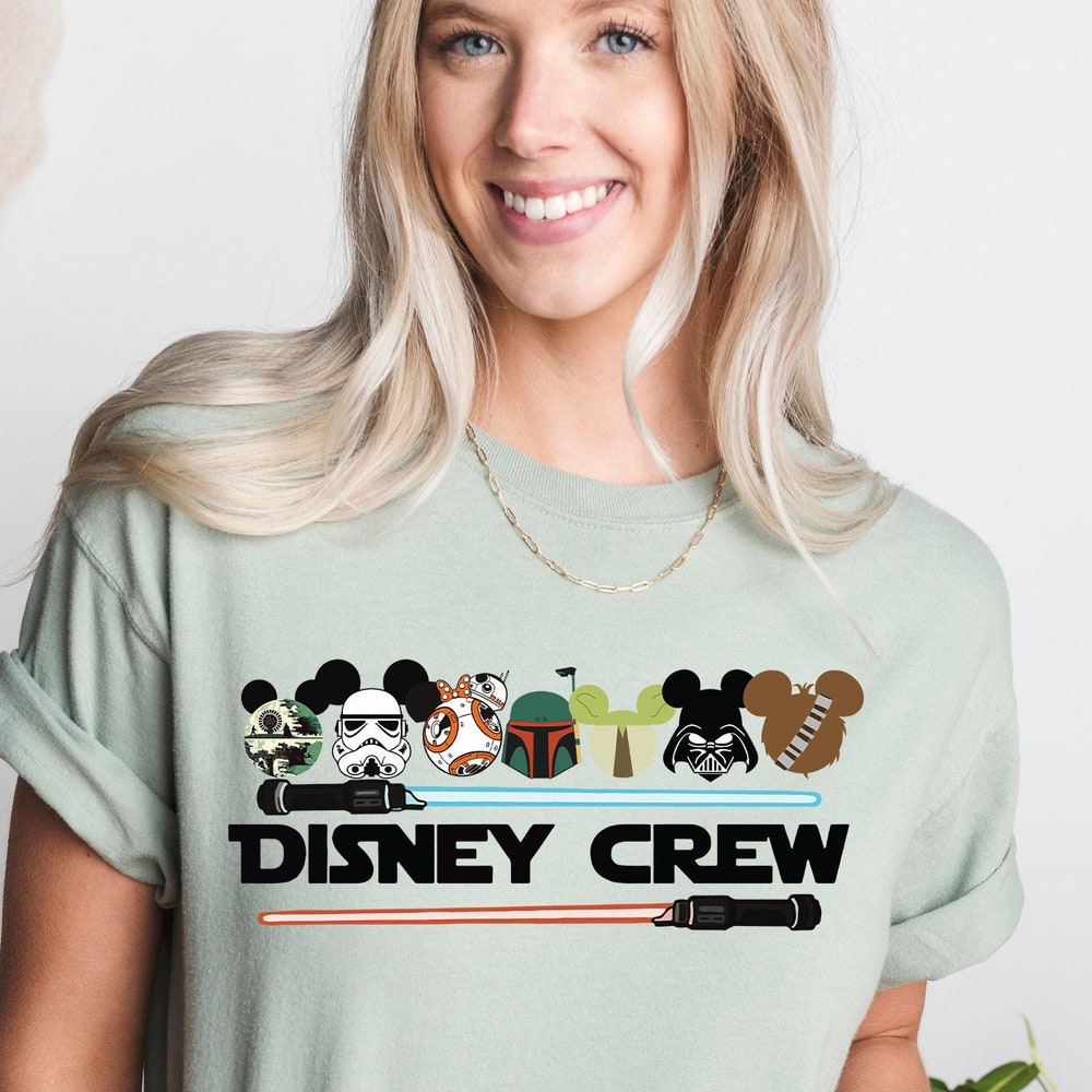 Star Wars Disney Crew T-Shirt, Disney Star Wars Shirt, Disney Crew Shirt, Disneyland Shirt, Family Disney Trip, Unisex Comfort Colors 211160 Where Art Meets Style